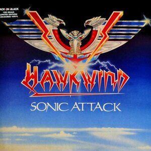 hawkwind sonic attack NEW uk limited ed. blue 2 lp set - psychedelic space metal